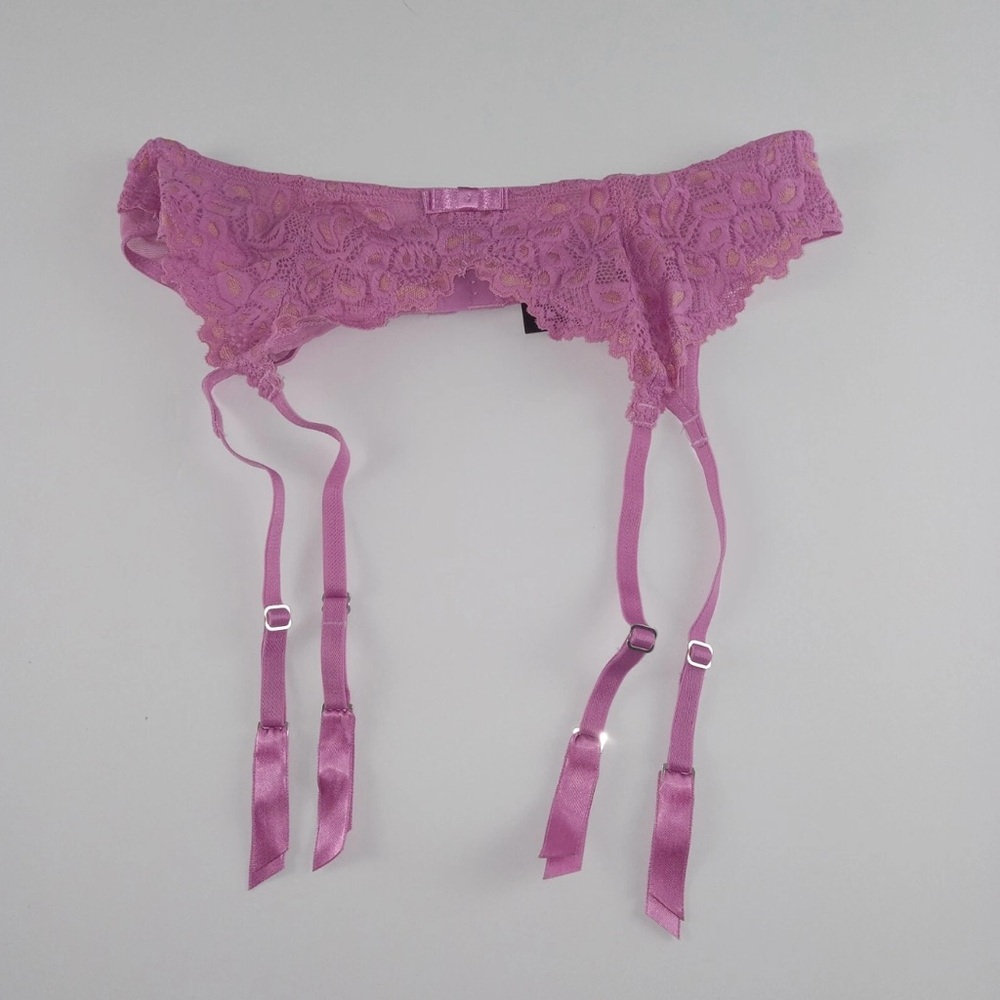 Fredericks Of Hollywood Pink Lace Garter Belt Size Small / Medium Jessica